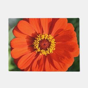 Orange Zinnia Fußmatte