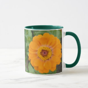Orange Zinnia Tasse