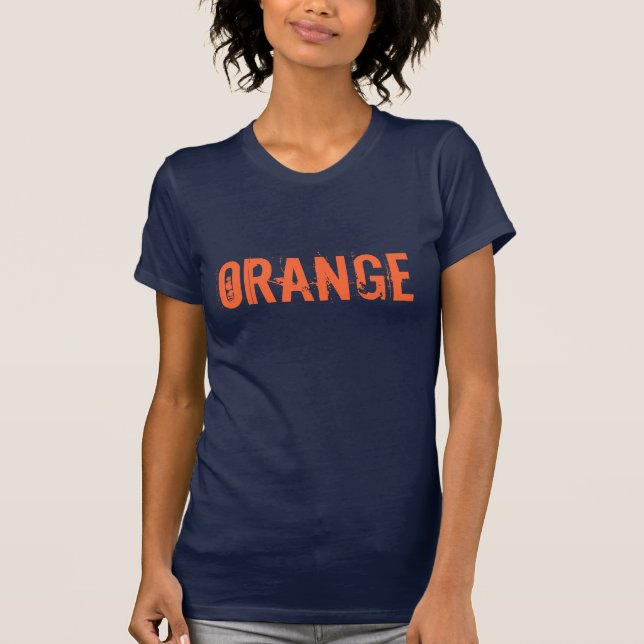 ORANGE, zum der China in Tibet zu protestieren T-Shirt (Vorderseite)