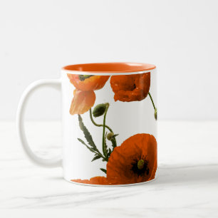 Orange Zweifarbige Tasse