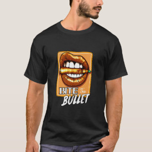 Orangebeiß die Kugel Orange Grafik T-Shirt