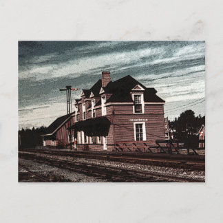 Orangedale Bahnhof Kapstadt Breton Nova Scotia Postkarte