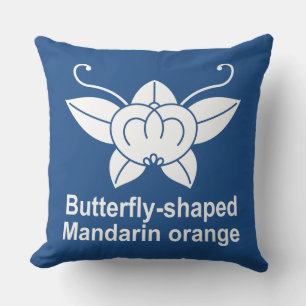 Orangefalter Kissen