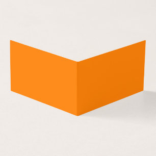 Orangefaltete Visitenkarte Visitenkarten