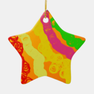 orangefarben keramik ornament