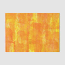 Orangefarbene Aquarelldrucke Seidenpapier