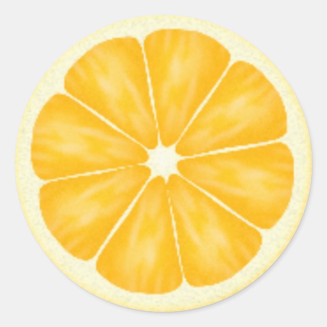 Orangefarbene Aufkleber (Vorderseite)