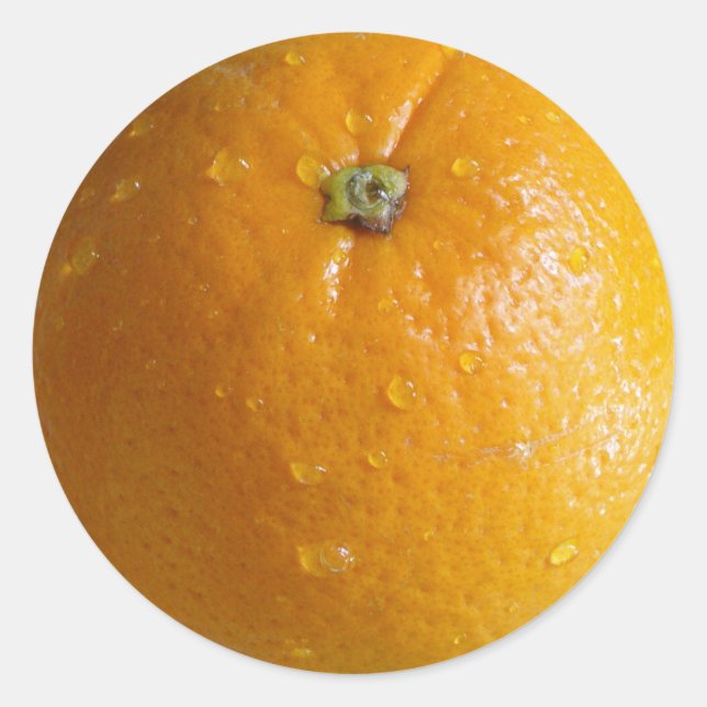 Orangefarbene Aufkleber 01 (Vorderseite)