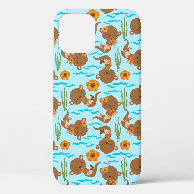 Orangefarbene Blume Case-Mate iPhone Hülle (Rückseite)