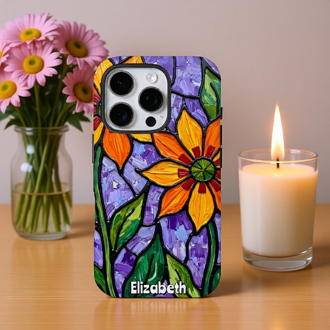 Orangefarbene Blume Case-Mate iPhone Hülle (Von Creator hochgeladen)