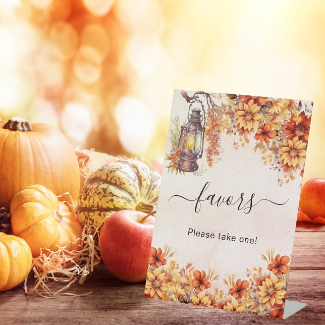 Orangefarbene Blume Gastgeschenk Sockelschild (Von Creator hochgeladen)