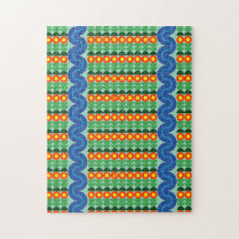 Orangefarbene Blume - Puzzle