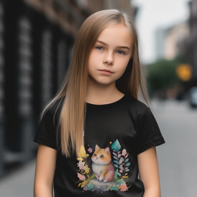 Orangefarbene Blume T-Shirt (Von Creator hochgeladen)