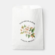 Orangefarbene Blüten & Jasminblüten Hochzeiten