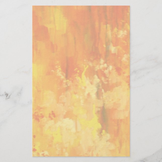 Orangefarbene Bodenbeläge Briefpapier (Vorderseite)