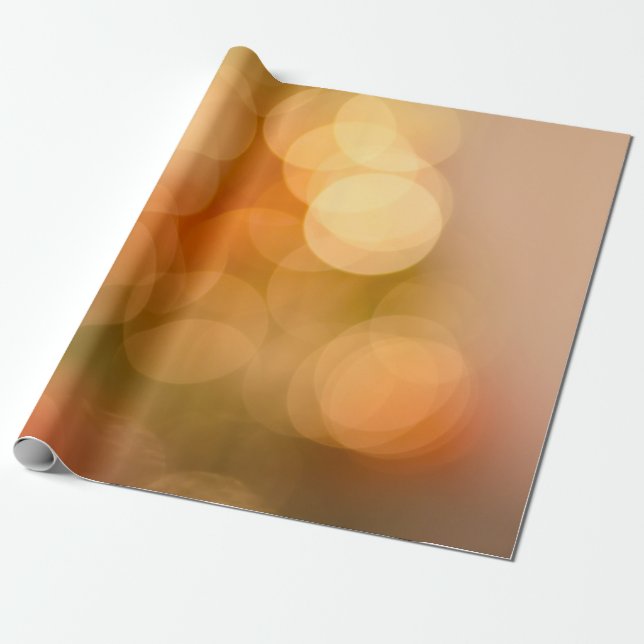 Orangefarbene Buchse Geschenkpapier (Ungerollt)