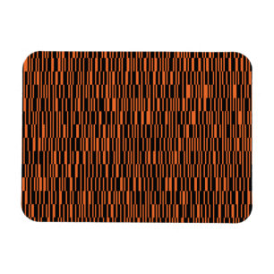 Orangefarbene, coole, trendige, moderne geometrisc magnet