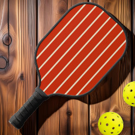 Orangefarbene Farbe des Blutes im Mittelalter Pickleball Schläger