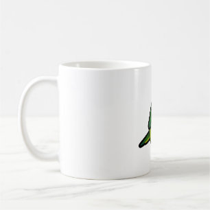 Orangefarbene Farbe Kaffeetasse