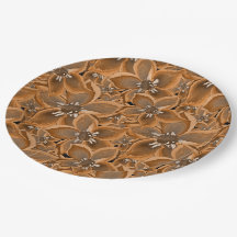 Orangefarbene, graue Aquarellfarben-Blume.