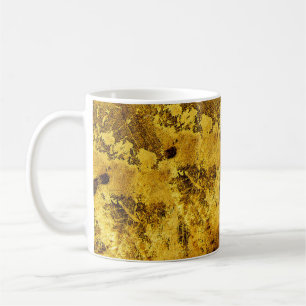 Orangefarbene Grunge Textur abstract,altertümlich, Kaffeetasse