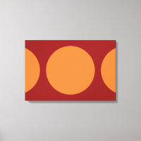 Orangefarbene Kreise