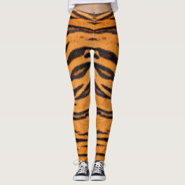 Orangefarbene Leggings