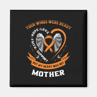 Orangefarbene Leukämie Bewusstseinsbildung Mama Ih Magnet