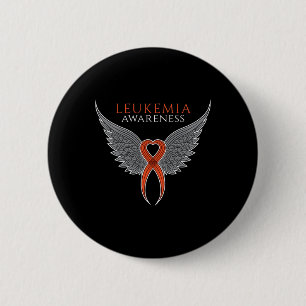 Orangefarbene Leukämie Sensibilisierungskassette m Button