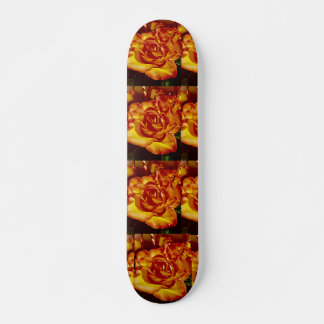 Orangefarbene Rose, 7 3/4" Skateboarddecke Skateboard