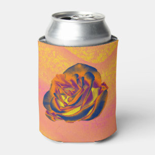 Orangefarbene Rose Dosenkühler