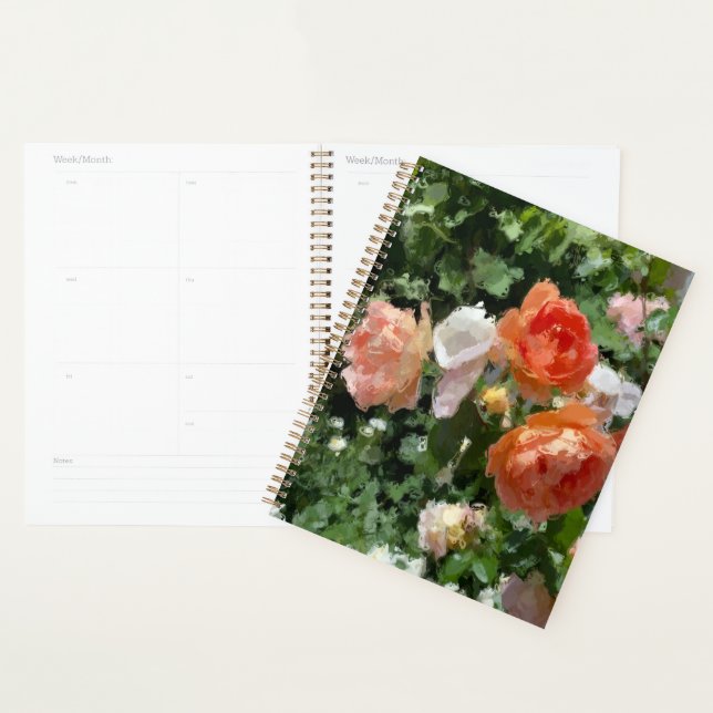 Orangefarbene Rose Planer (Anzeige)