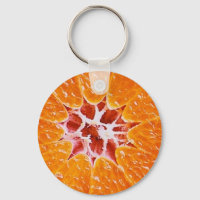 Orangefarbene Scheibe