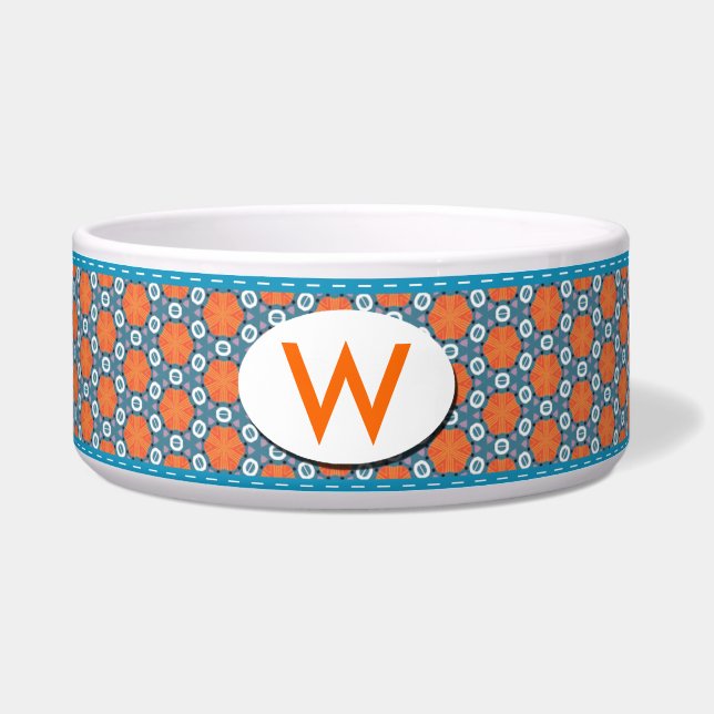 Orangefarbene Scheiben Napf (Vorderseite)