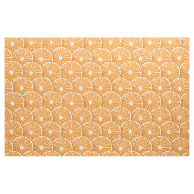 Orangefarbene Scheiben Stoff (Fat Quarter (45,7 x 55,9 cm))
