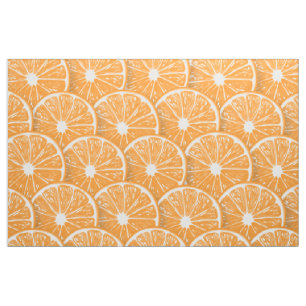 Orangefarbene Scheiben Stoff