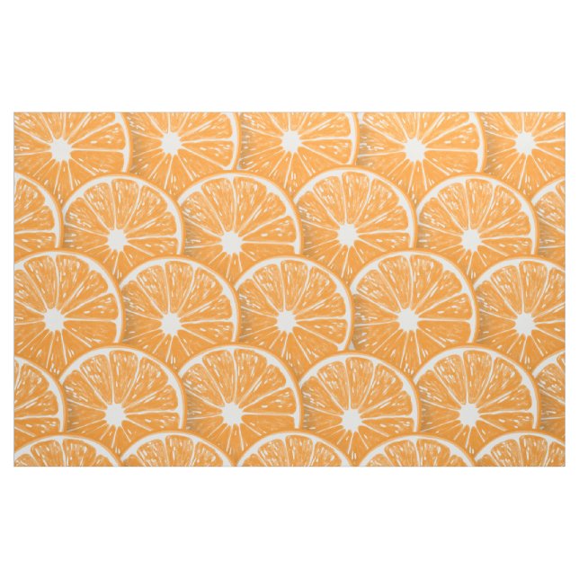 Orangefarbene Scheiben Stoff (Fat Quarter (45,7 x 55,9 cm))