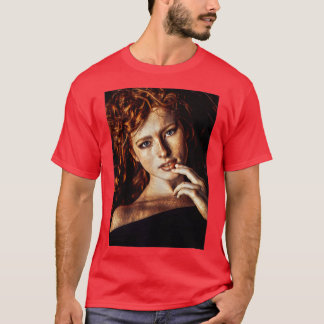 Orangefarbene T-Shirt