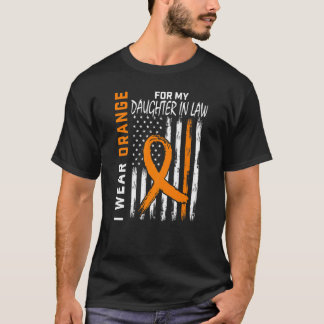 Orangefarbene Tochter im Gesetz Multiple Sklerose  T-Shirt