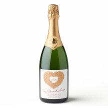 Orangefarbene Tulpenherz