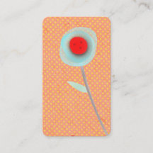 Orangefarbene und bläuliche gelbe Polka-Punkte