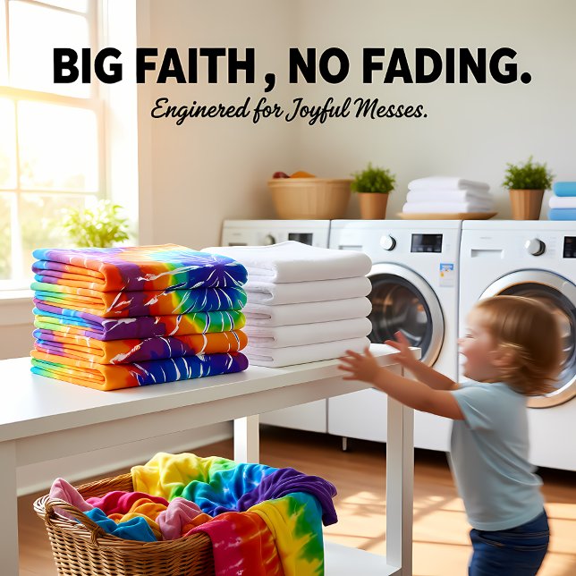 Orangefarbene und gelbe gefärbte Krawatte Badhandtuch Set (Von Creator hochgeladen)