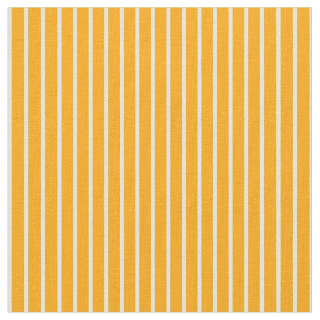 Orangefarbene und hellgelbe Streifen/Linienmuster Stoff (Nahaufnahme)