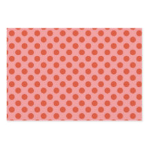 Orangefarbene und rosa Muster Wrapping Paper Set