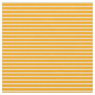 Orangefarbene und tanfarbene Streifen/Linienmuster Stoff