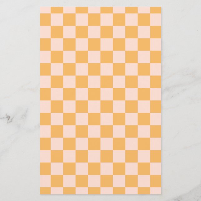 Orangefarbene und ungebleichte Seidenkarton (Vorderseite)
