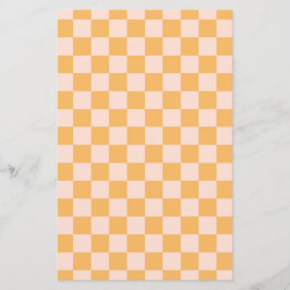 Orangefarbene und ungebleichte Seidenkarton