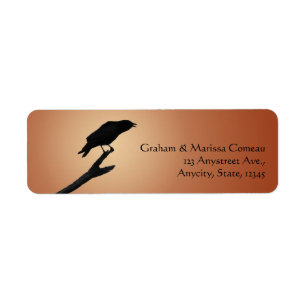 Orangefarbene Vogelgrippe-Silhouette