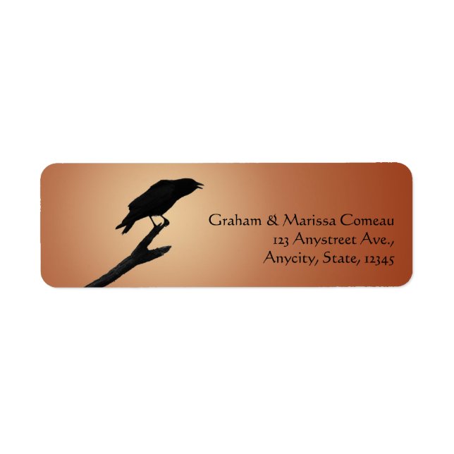 Orangefarbene Vogelgrippe-Silhouette (Vorne)