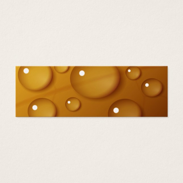 Orangefarbene Wassertropfengewebe (Vorderseite)
